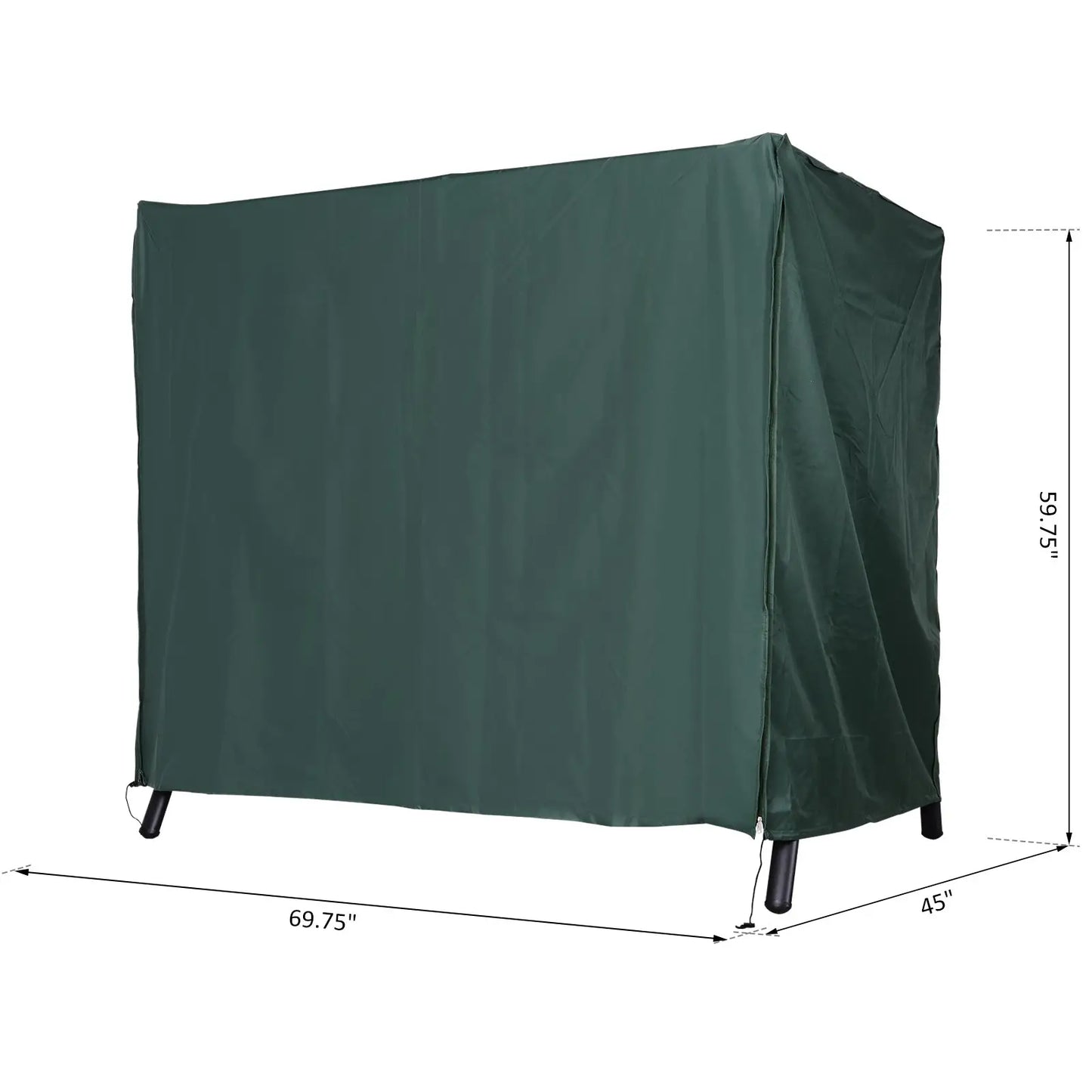 Outdoor Swing Cover, Large 3-Seat, UV Resistant, Green Patio Furniture Covers at Gallery Canada