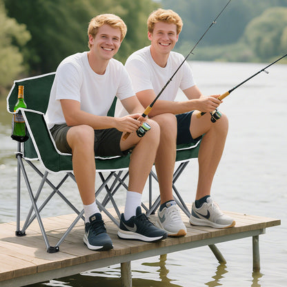 Portable Oversized Loveseat Camping Chair, Green Beach & Lawn Chairs at Gallery Canada