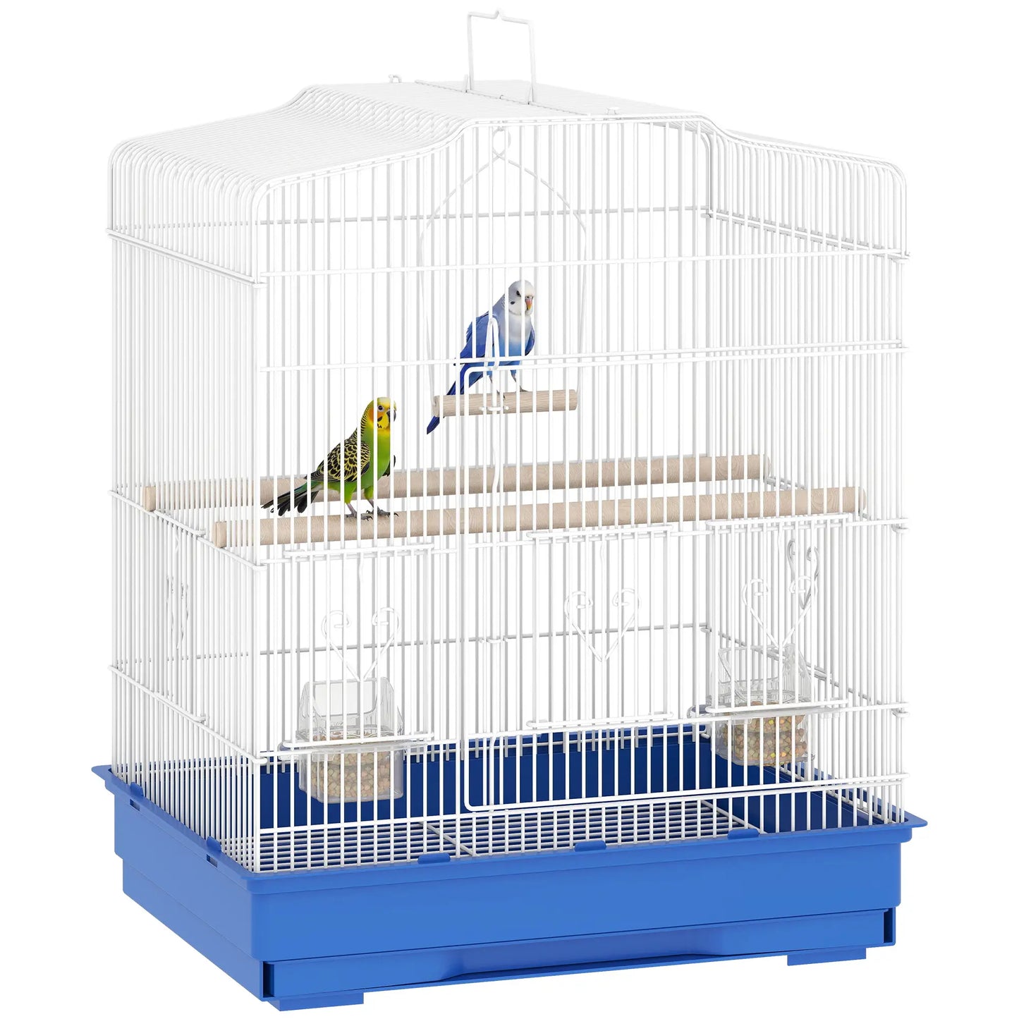 23" Bird Cage for Finches Canaries, with Doors Perches, Blue Bird Cages at Gallery Canada