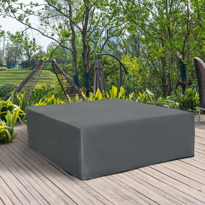 Waterproof Patio Furniture Cover, 80.7" x 75.6" x 24", Grey Patio Furniture Covers at Gallery Canada