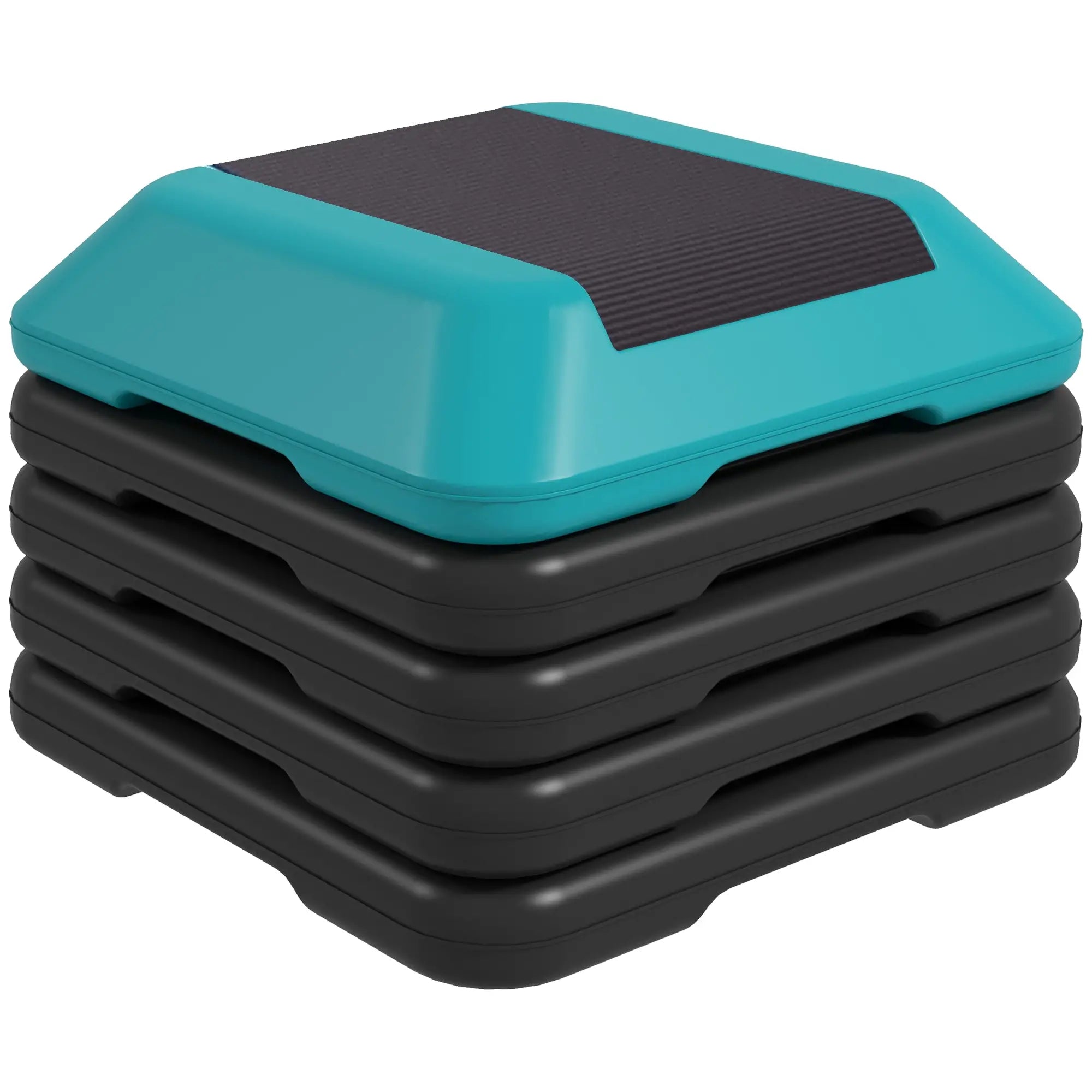 5-Level Adjustable Stepper, Aerobic Step Platform, 4