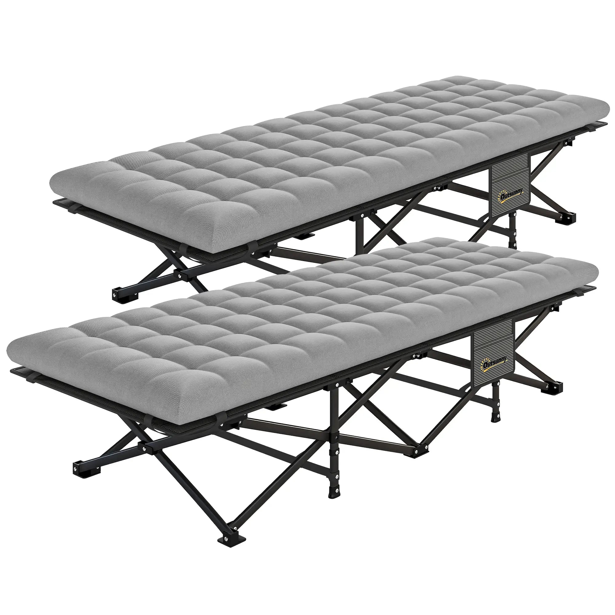 Set of 2 Camping Cots, 32