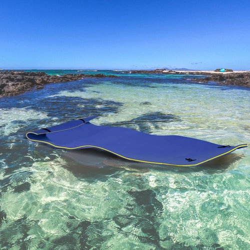 10' x 5' Roll-Up Pool Float Pad, Water Mat for Lakes, Oceans, Pools, Blue