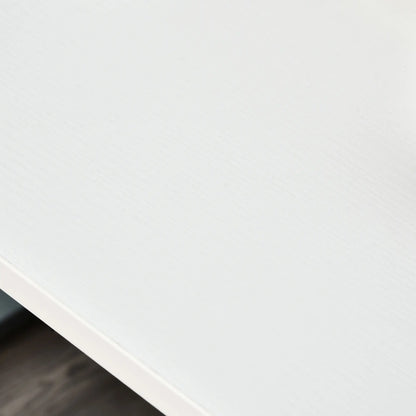 47" Computer Desk With Reversible File Drawers, White Writing Desks at Gallery Canada