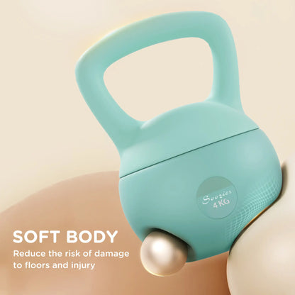 9 lb Soft Kettlebell, Sand Filled Weight w/ Grip Handle, Kettlebell Weight for Full Body Workout, Green Strength Training Equipment at Gallery Canada
