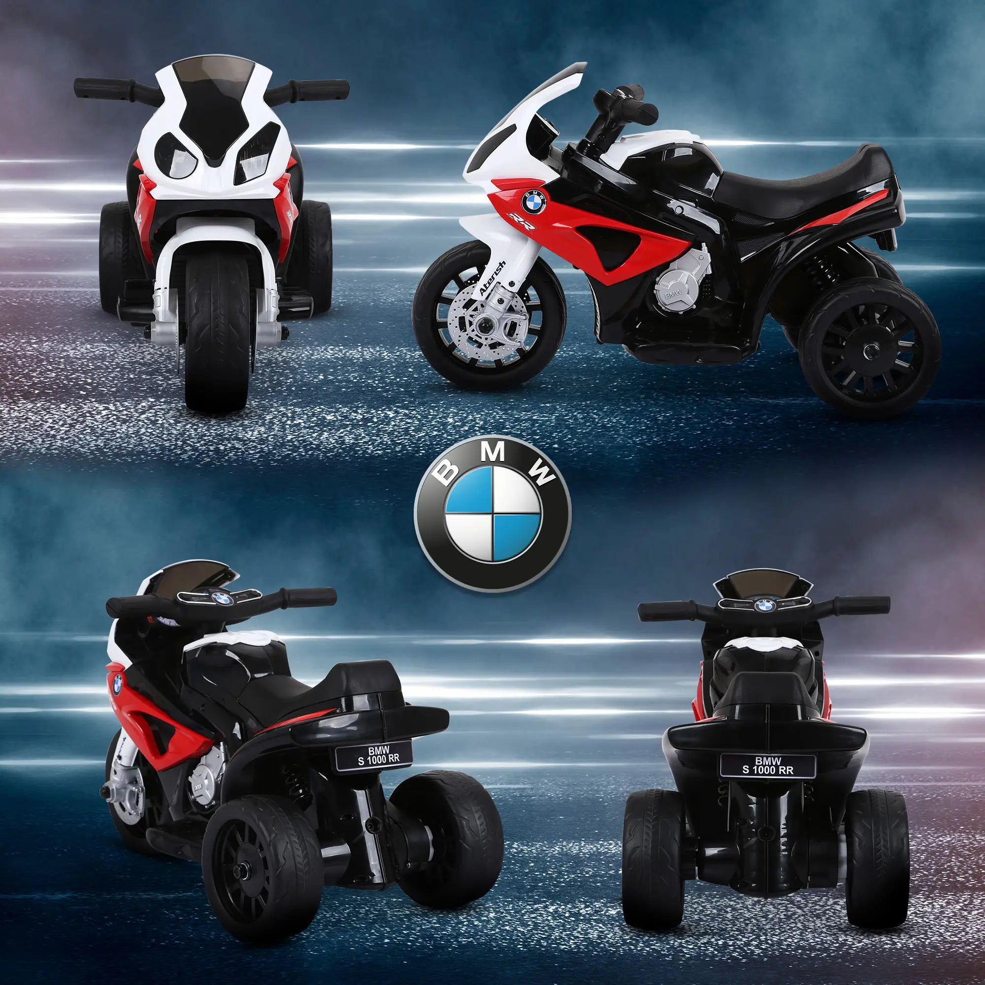 Kids Motorcycle, 6V Battery Powered, 3 Wheels, Red Electric Motorcycles at Gallery Canada