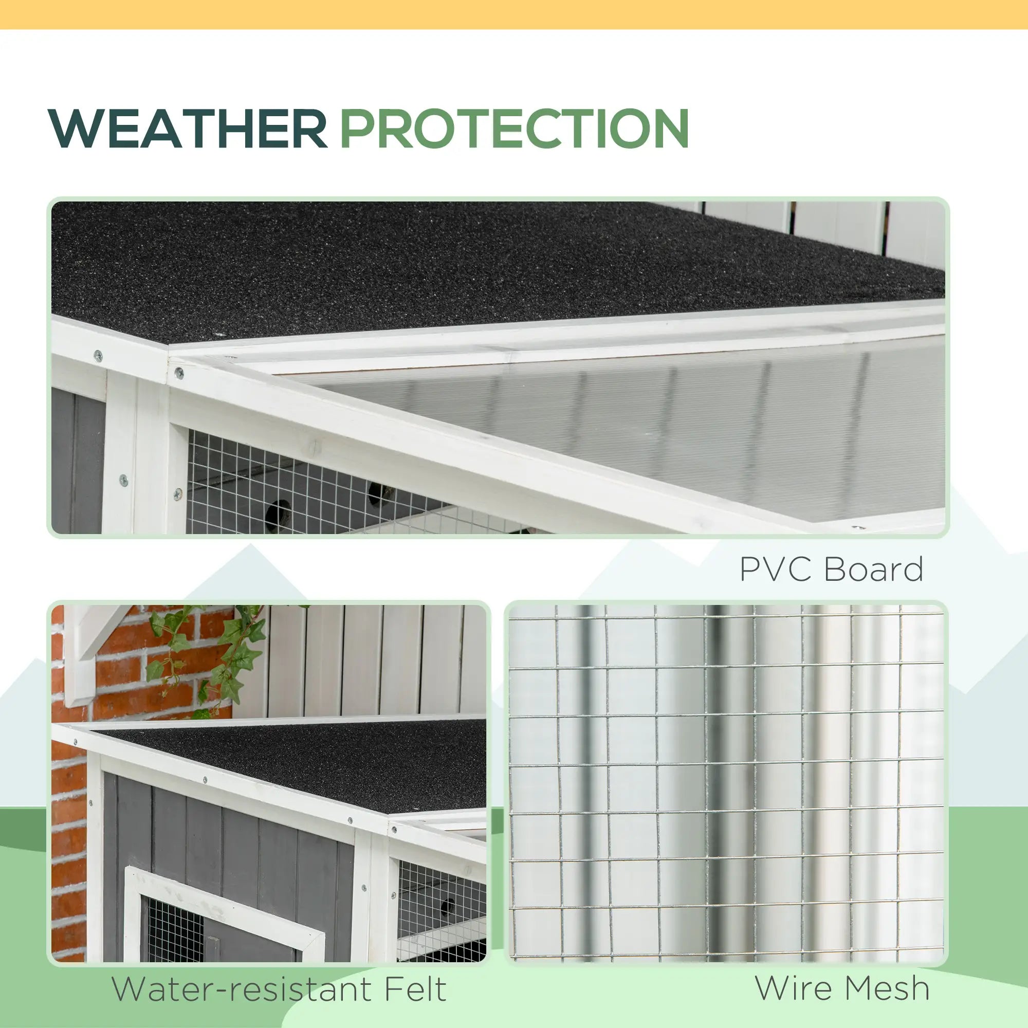 Wooden Cat Catio, 66.5