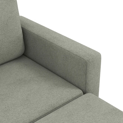 78 In L Shaped 3 Seater Sofa with Ottoman, Grey L Shaped Couchs at Gallery Canada