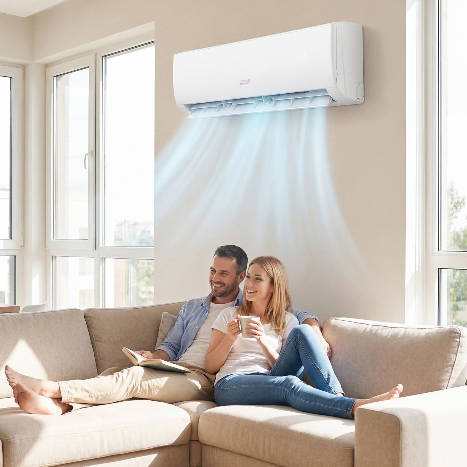 12000 BTU 20 SEER2 115V Mini Split AC And Heater, White Mini Split Air Conditioners at Gallery Canada