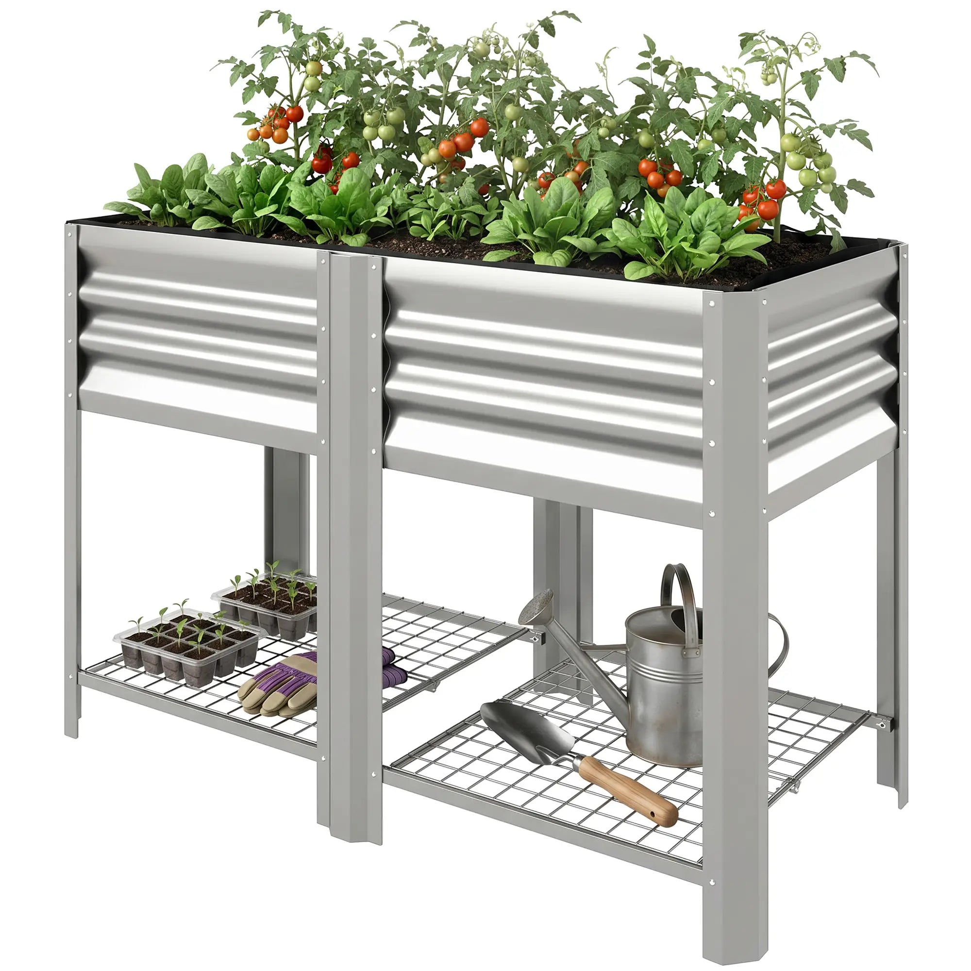 Raised Garden Bed With Legs, 31.5