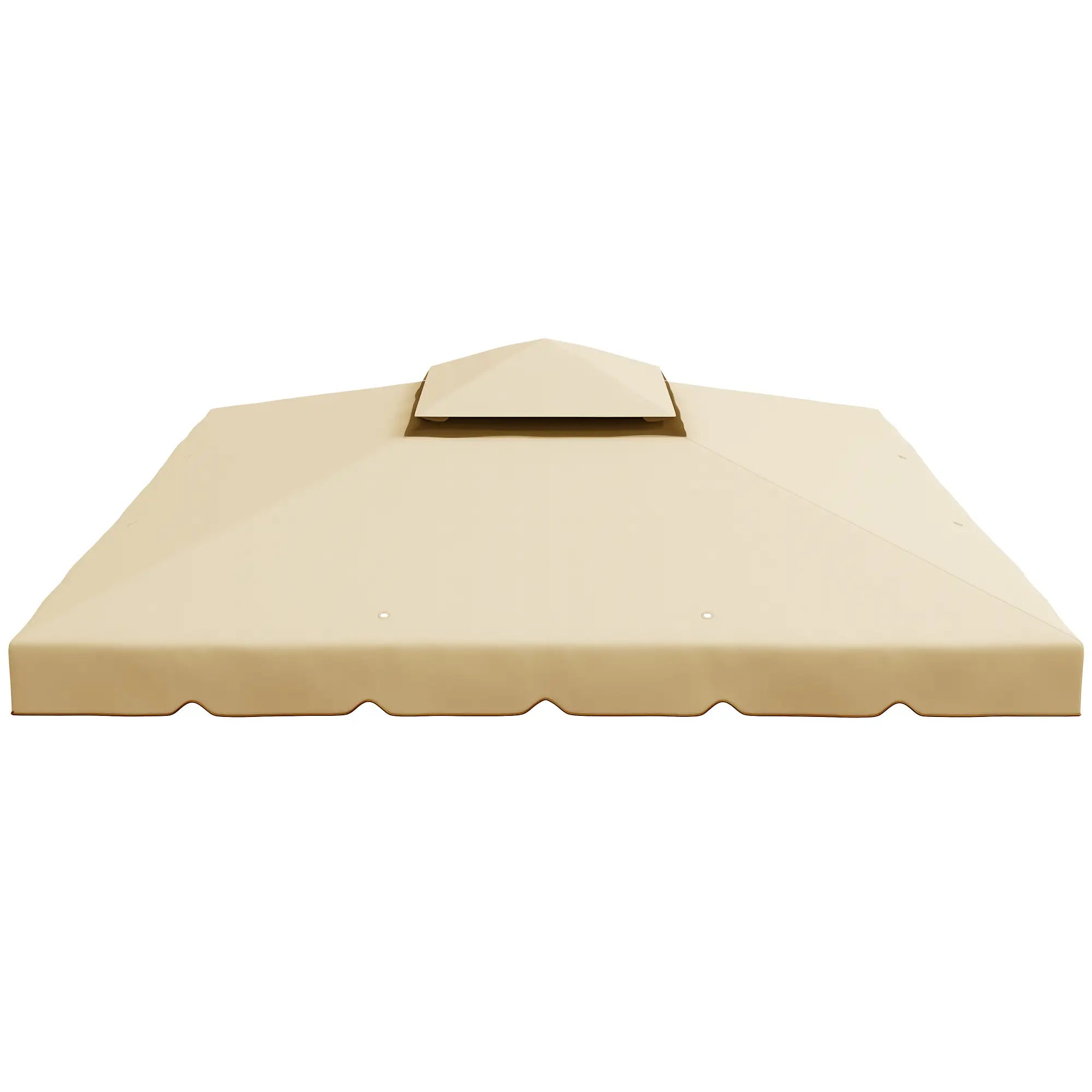 10' X 10' Gazebo Replacement Canopy Top, Vented Roof Patio Cover, Beige Gazebo Canopy Replacement at Gallery Canada