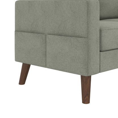 78 In L Shaped 3 Seater Sofa with Ottoman, Grey L Shaped Couchs at Gallery Canada