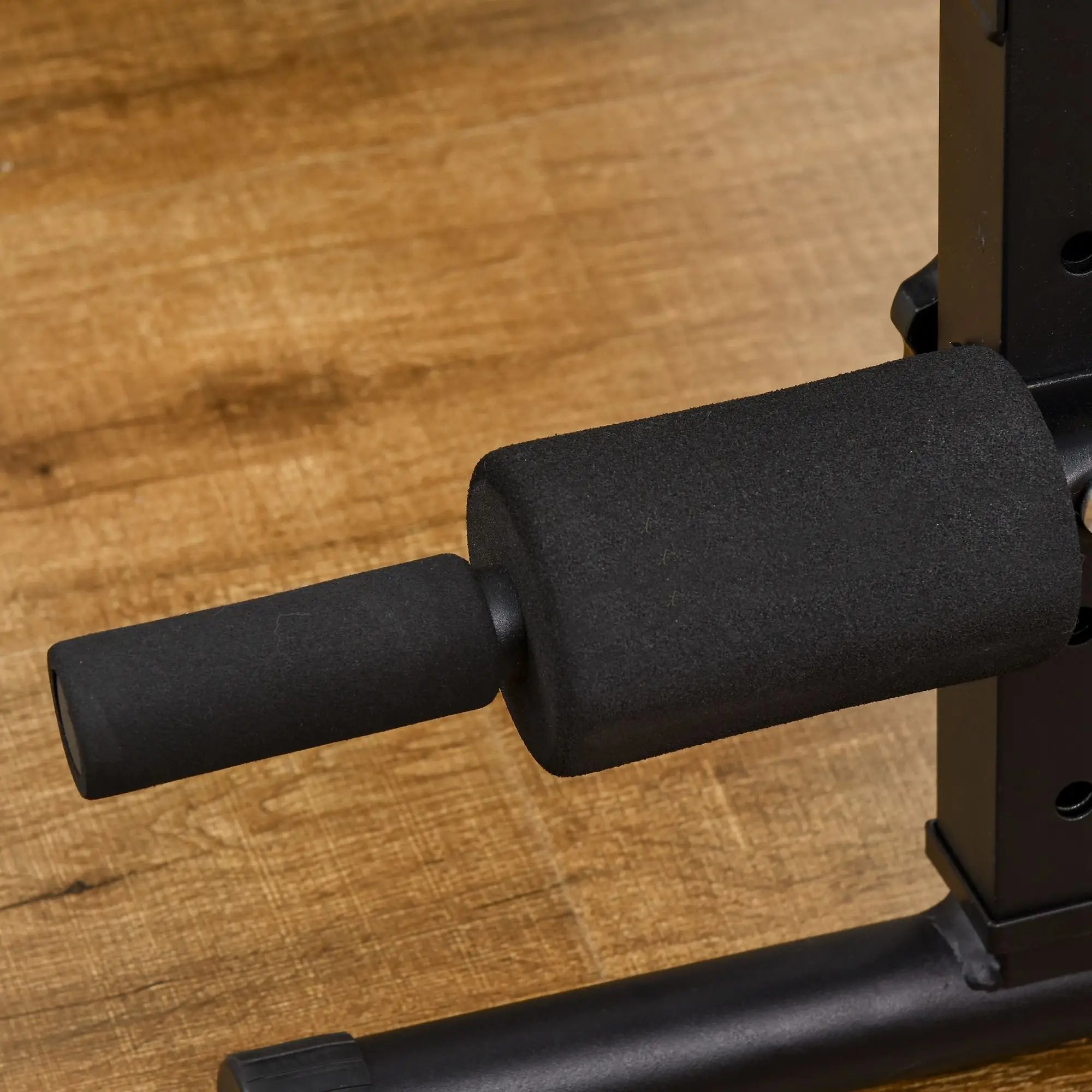 Adjustable Foldable Sit Up Bench, Thigh Support, Black Sit Up Benches at Gallery Canada