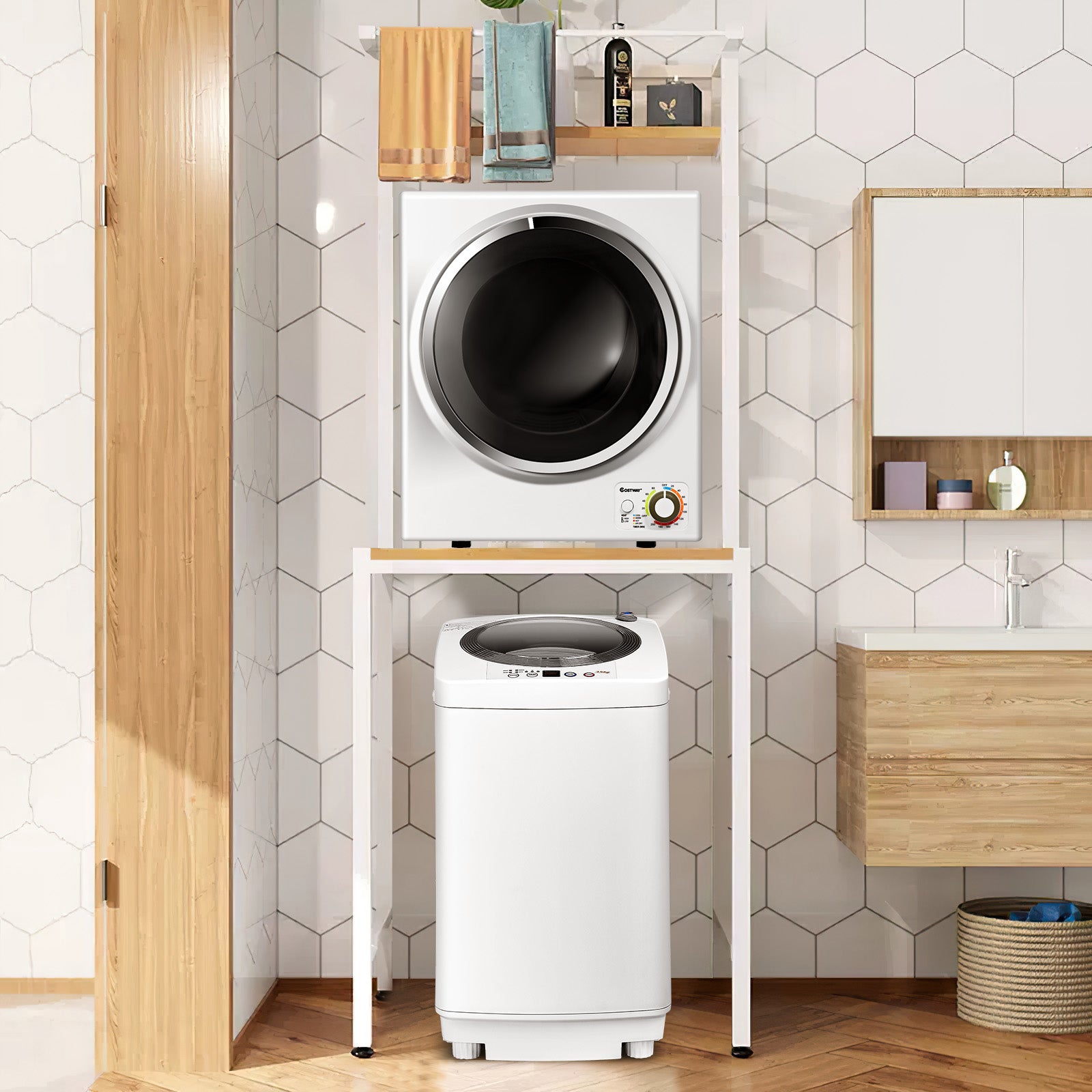 Electric Laundry Dryer, Full-Automatic Washing Machine Combo, White Washers & Dryers at Gallery Canada