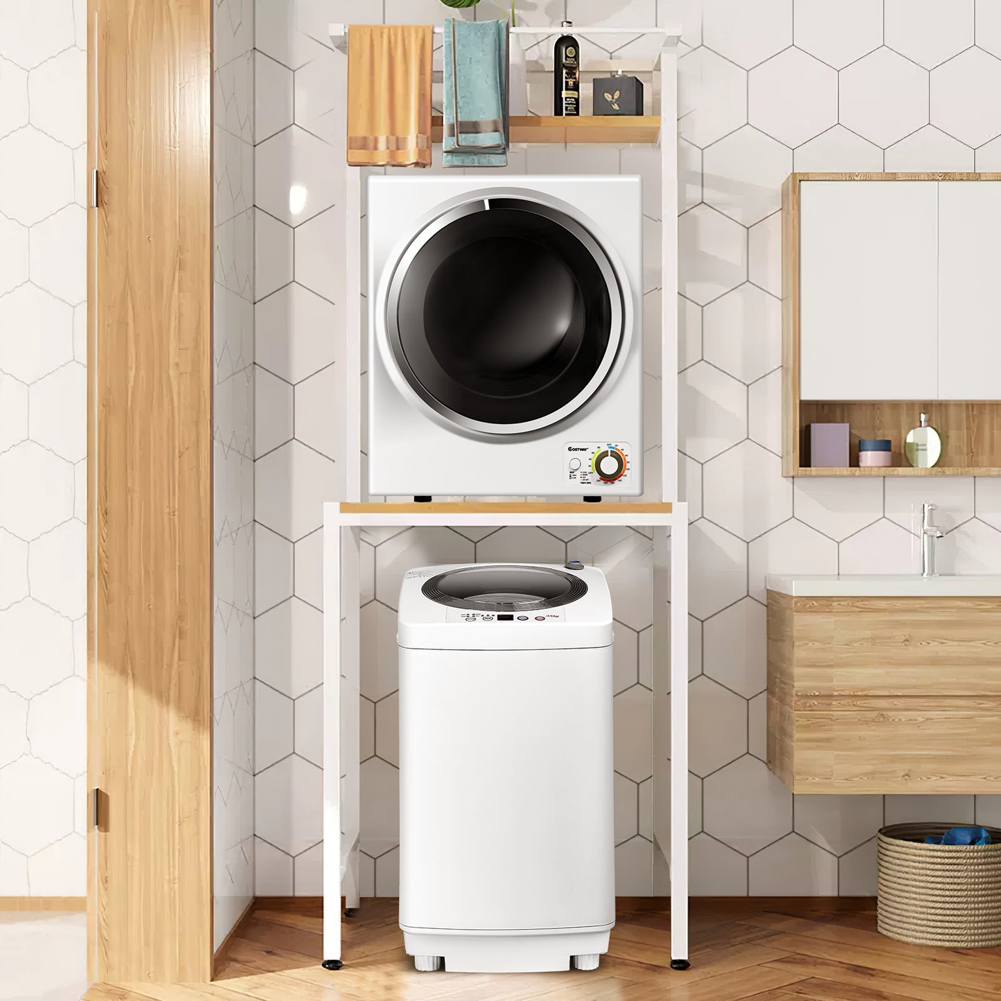 Electric Laundry Dryer, Full-Automatic Washing Machine Combo, White Washers & Dryers at Gallery Canada