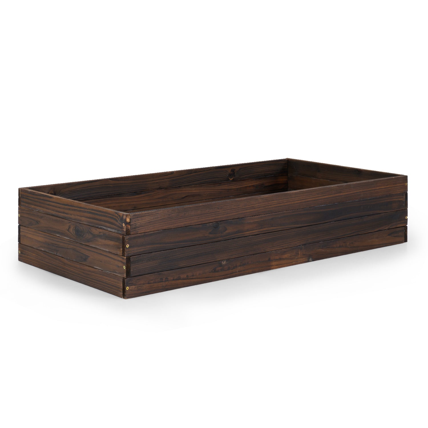 Elevated Wooden Garden Planter Box Bed Kit, Natural Raised Garden Beds Natural at Gallery Canada