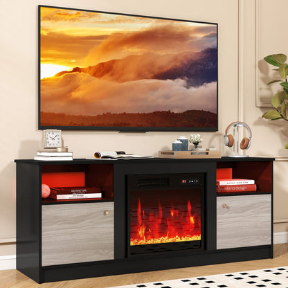 Entertainment Center for 65" TVs, Adjustable Shelf