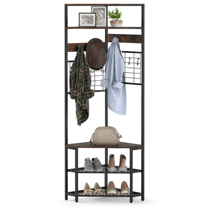 Entryway Set, 44" Console Table, 5-Tier Corner Hall Tree, Bench Entryway at Gallery Canada