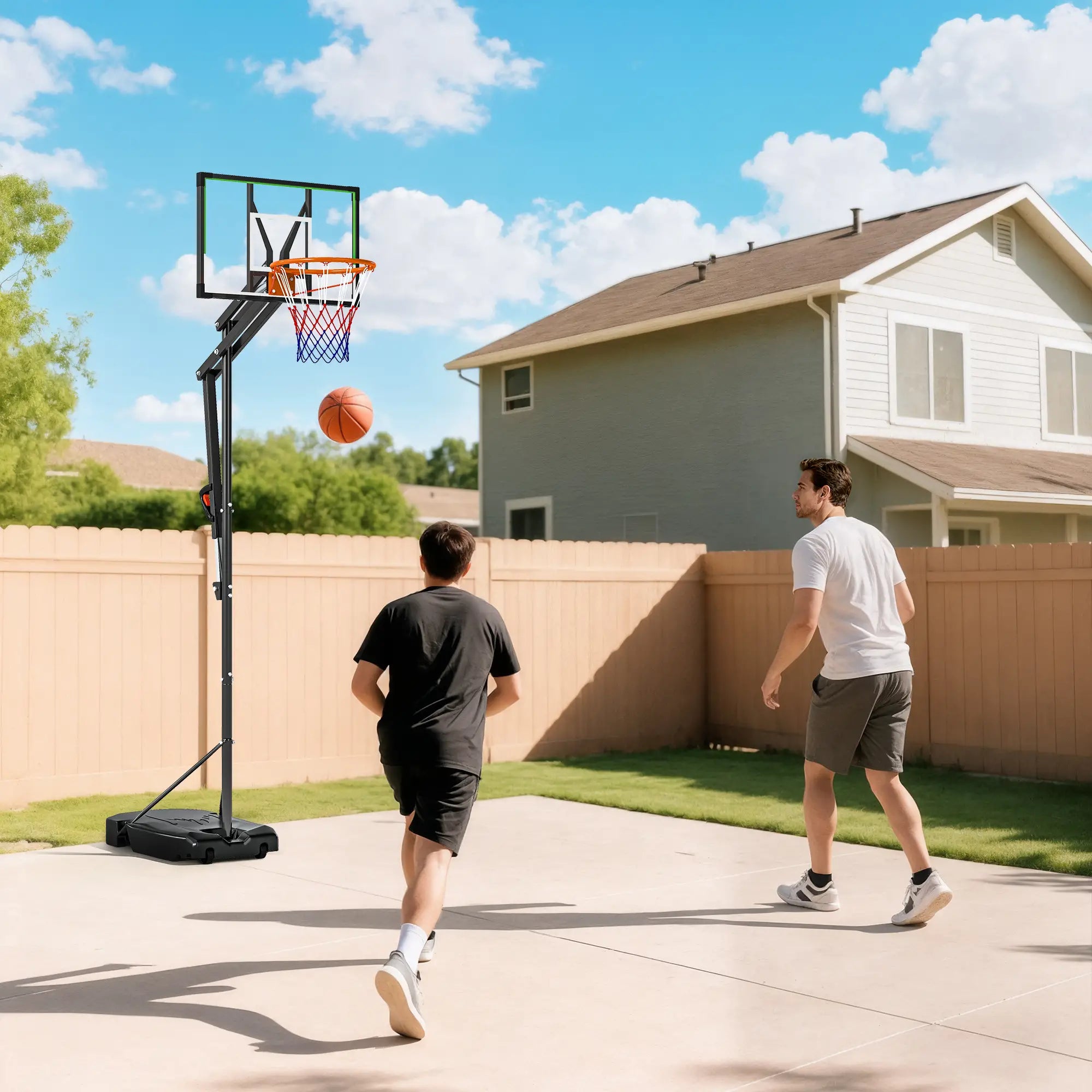 Adjustable Basketball Hoop, 4.1-8.5ft, 33