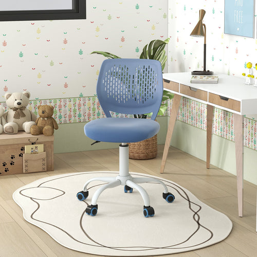 Ergonomic Children Study Chair, Adjustable Height, Blue
