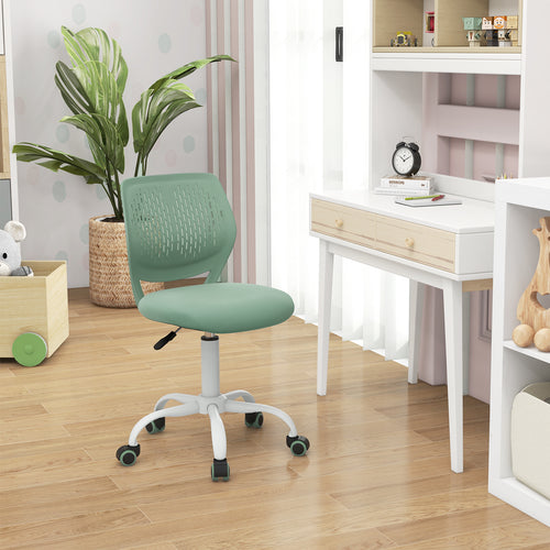 Adjustable Height Ergonomic Children Study Chair, Green