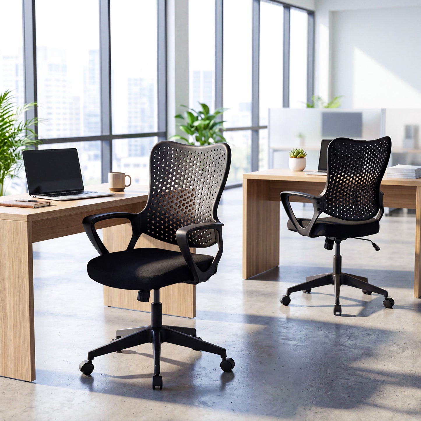 Ergonomic Office Chair, Adjustable Computer Desk Chair, Black Ergonomic Chairs at Gallery Canada