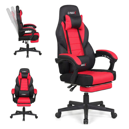 Ergonomic Video Game Chair With Headrest, Reclining Backrest, Red Gaming Chairs Red at Gallery Canada