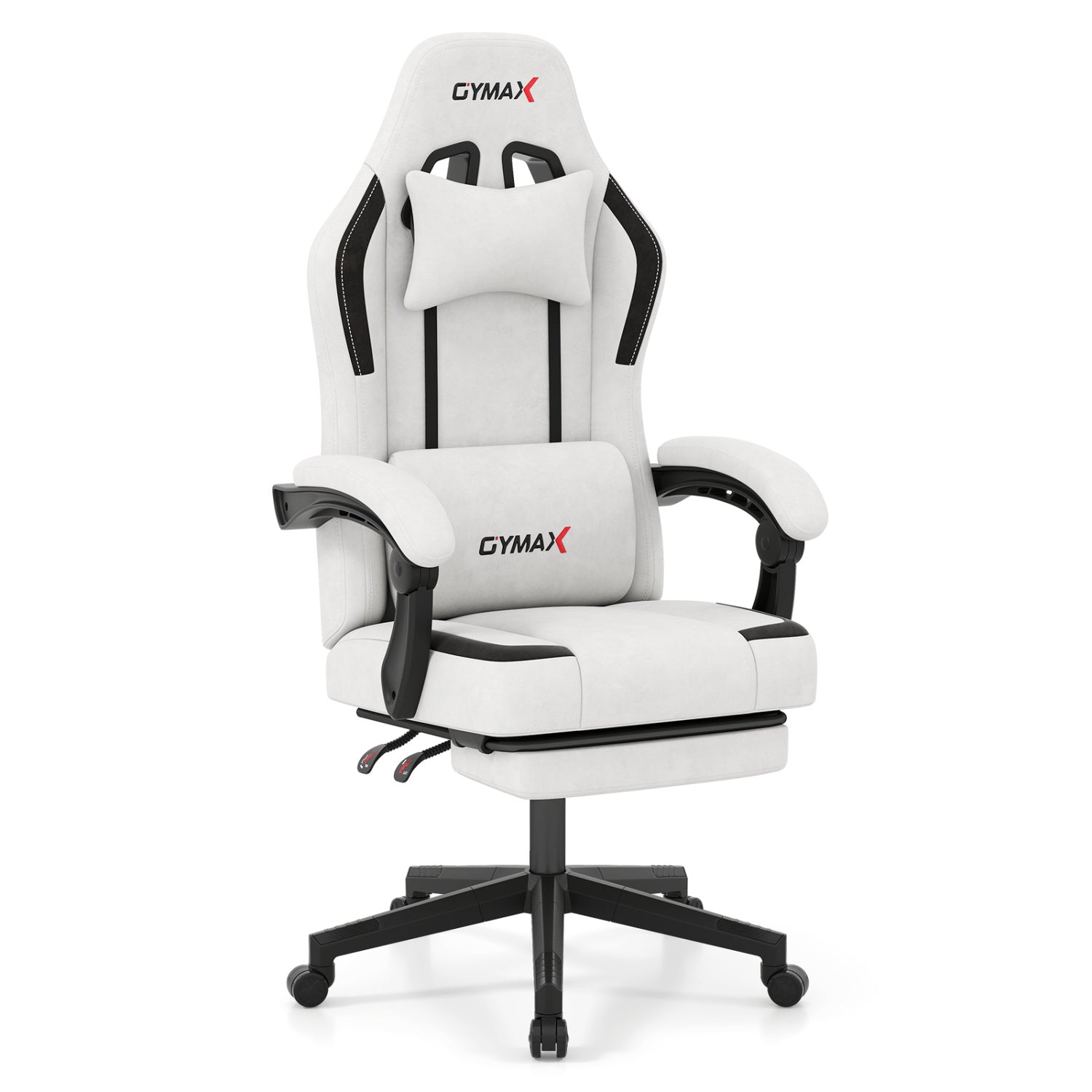 Ergonomic Video Game Chair With Headrest, Gray Gaming Chairs Gray at Gallery Canada
