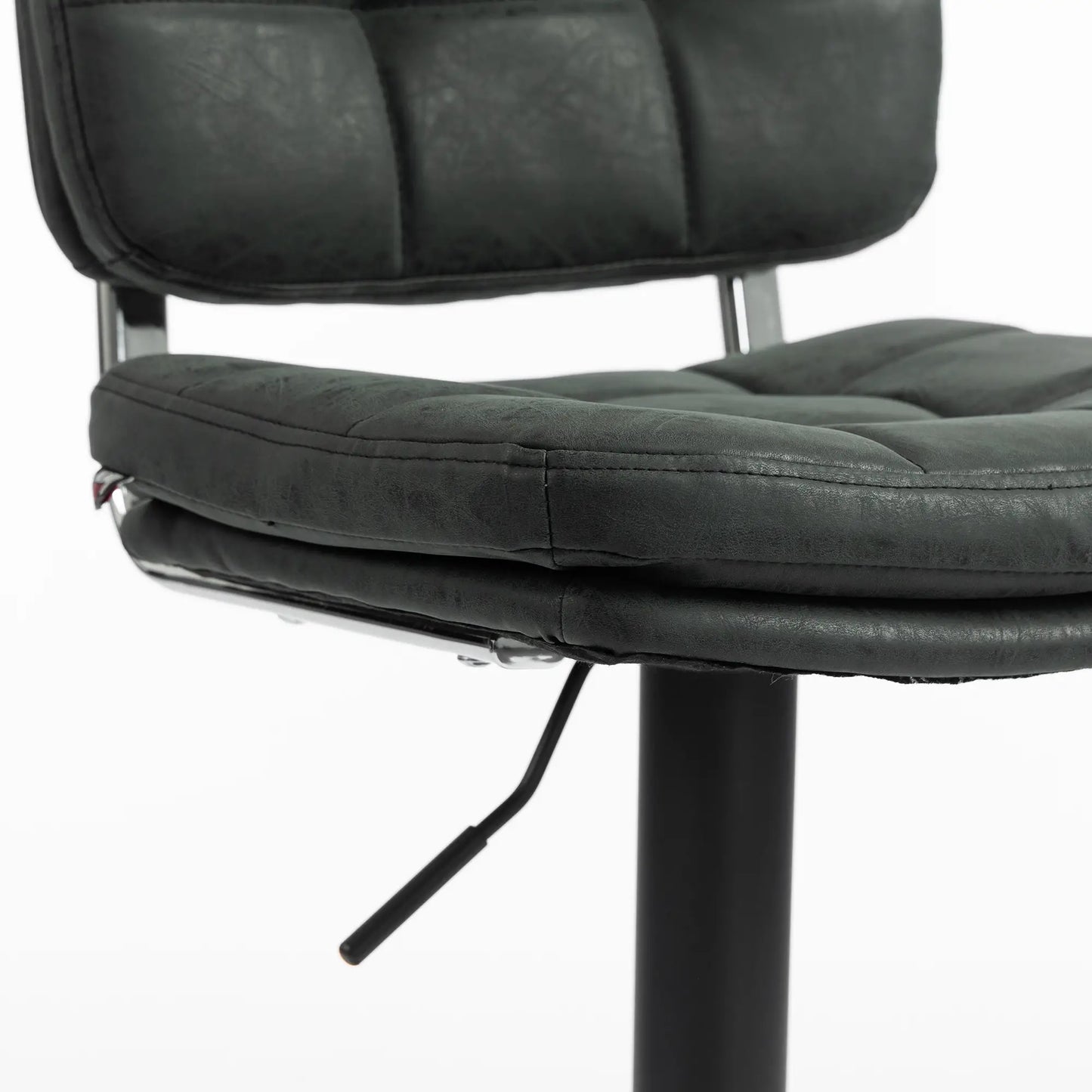 Bar Stools Set of 2, Swivel, Adjustable Height, PU Leather, PU Leather Bar Stools at Gallery Canada