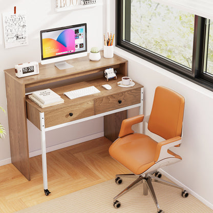 Extendable Computer Desk, Pull Out Secondary Desk, Natural Office Desks at Gallery Canada