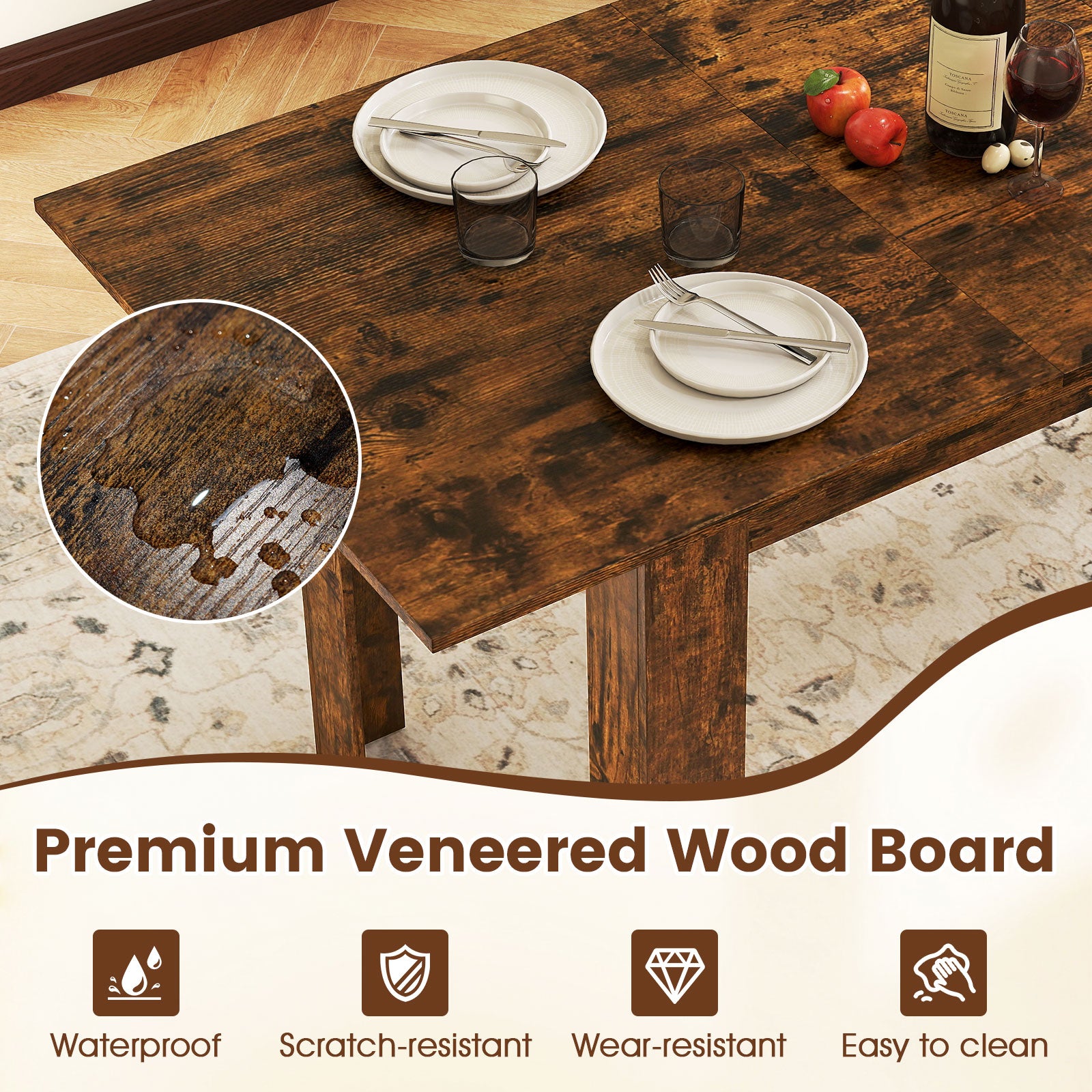 Extendable Dining Table, 47