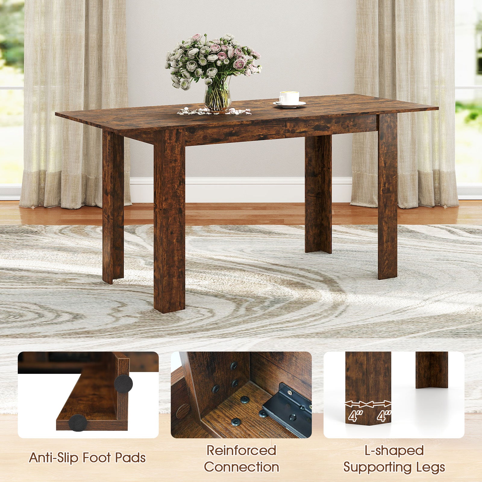 Extendable Dining Table, 47