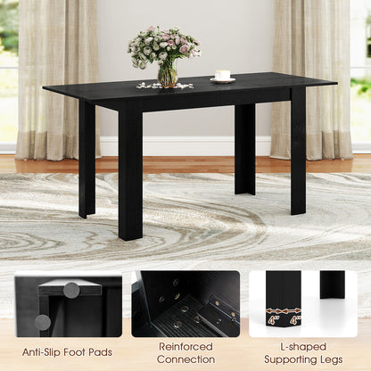 Extendable Dining Table, 47"-62", For 4-8 People, Black Dining Tables at Gallery Canada