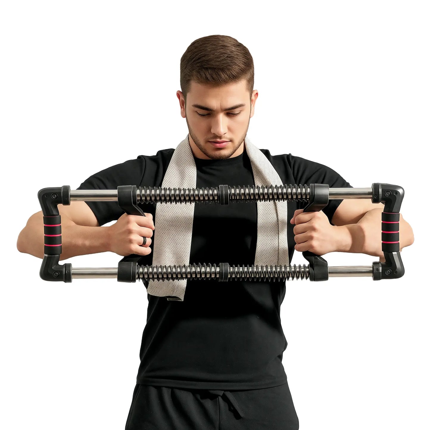 Chest Expander, Spring Exerciser 22-110 lbs, Home Gym, Office, Travel More-Strength Training Equipment at Gallery Canada