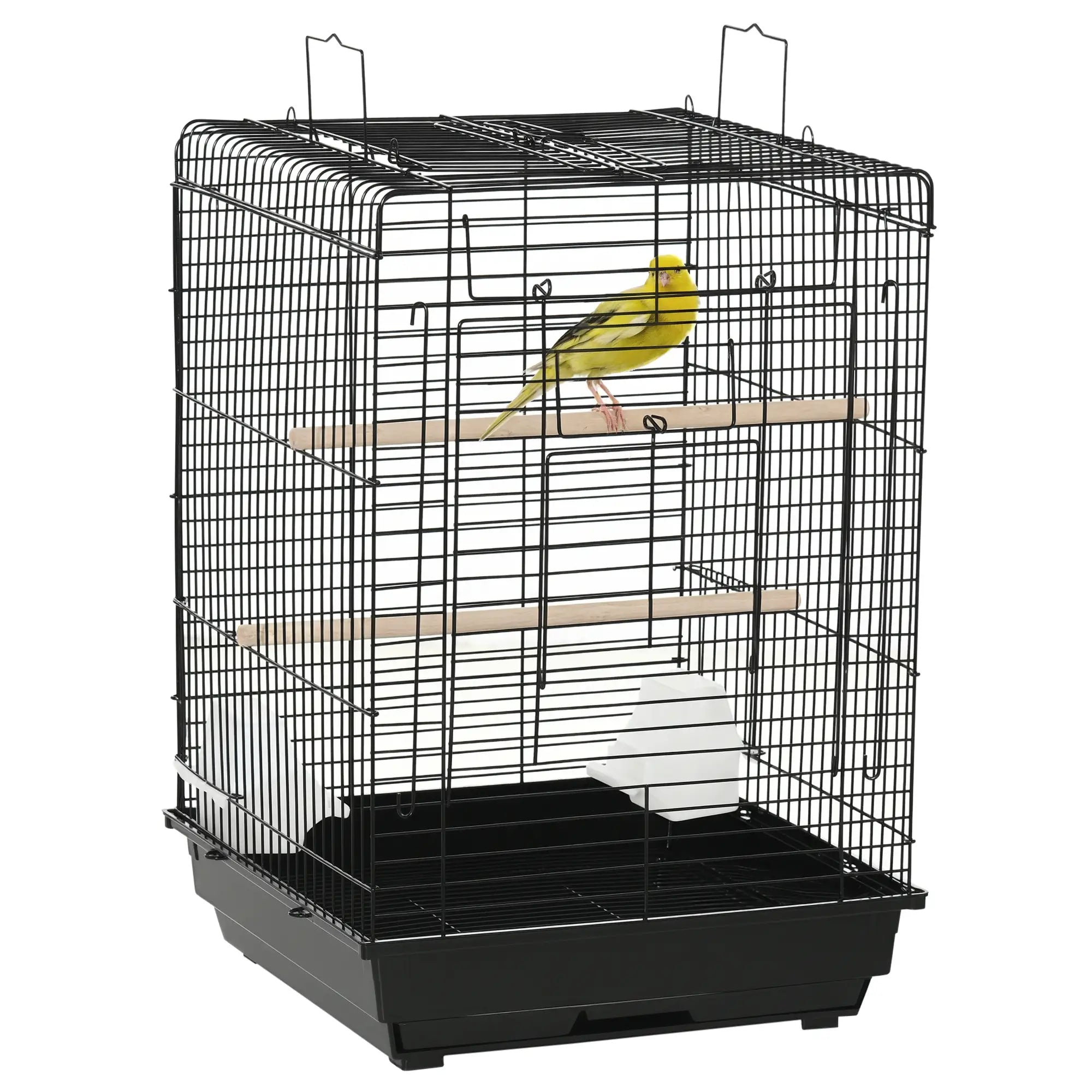 23 Bird Cage, Parrot House, Cockatiels Playpen, Black Bird Cages Black at Gallery Canada