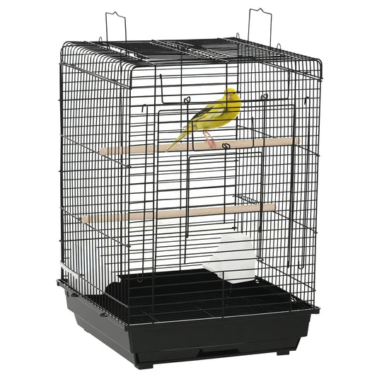 23 Bird Cage, Parrot House, Cockatiels Playpen, Black Bird Cages Black at Gallery Canada