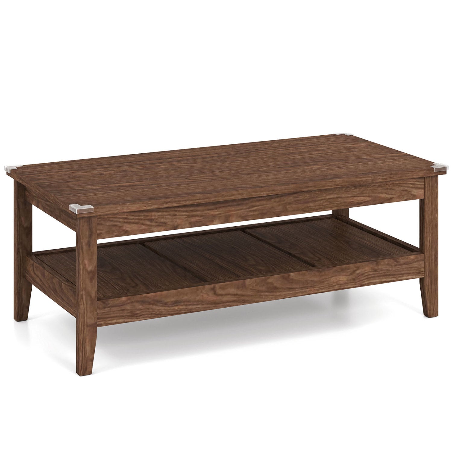 Farmhouse Coffee Table, Rustic Cocktail Center Table, Walnut Coffee Tables Walnut at Gallery Canada