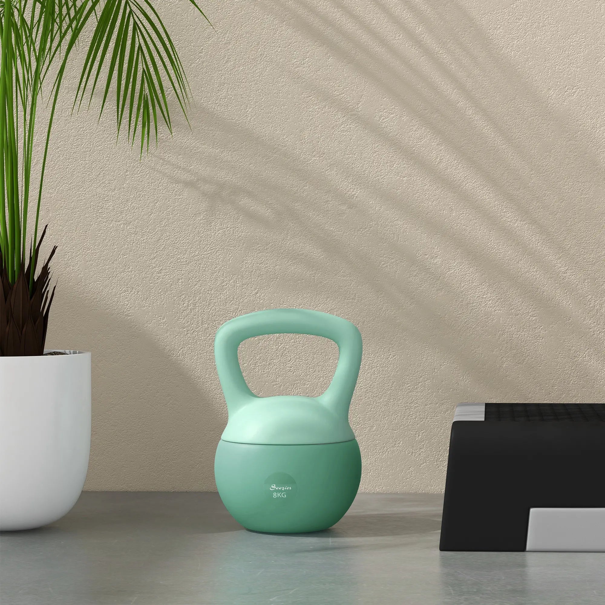 18 lb Soft Kettlebell, Sand Filled, Grip Handle, Full Body Workout Strength Training Equipment at Gallery Canada