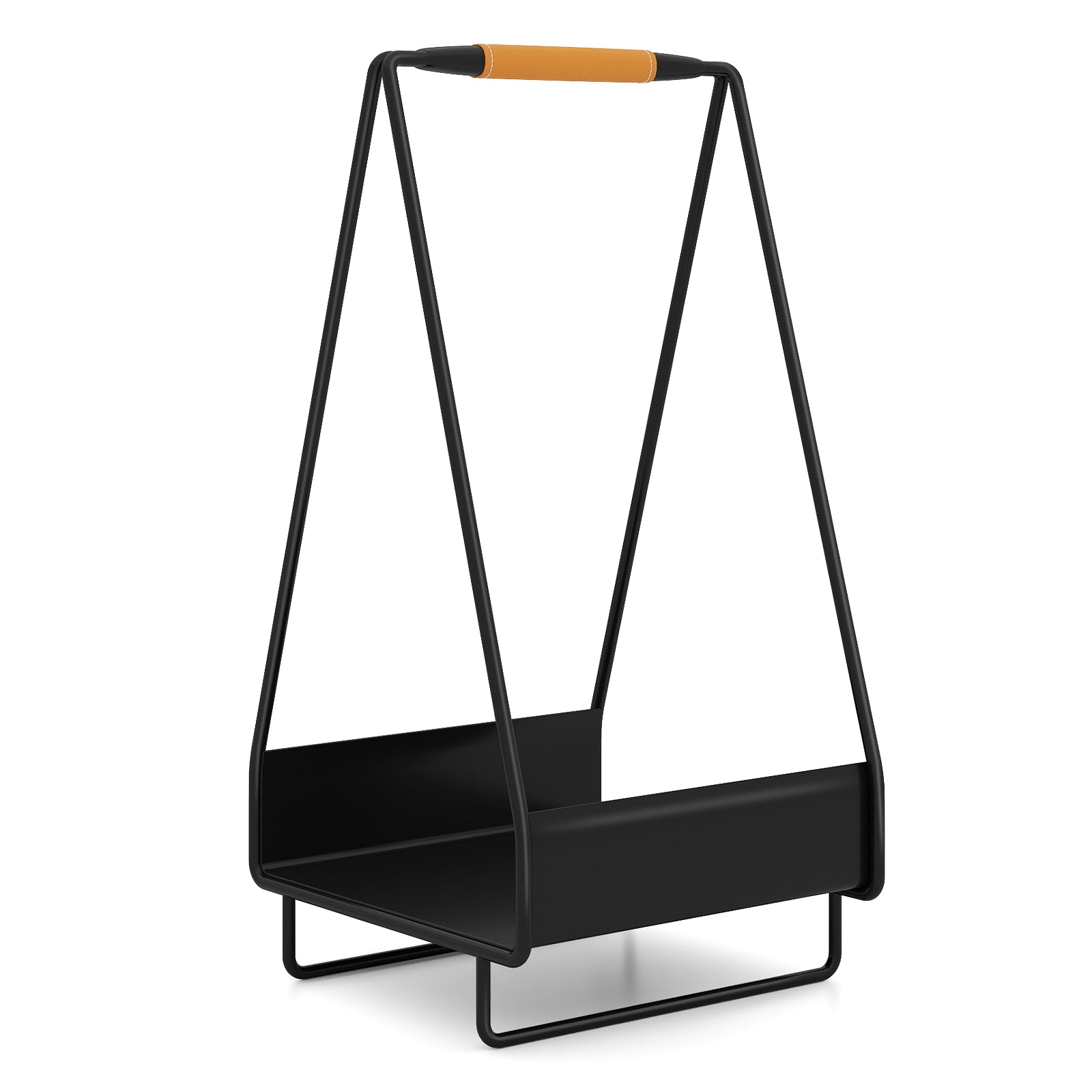 Firewood Storage Rack Heavy-duty Metal Log Holder with Handle and Square Rack Log Storage at Gallery Canada