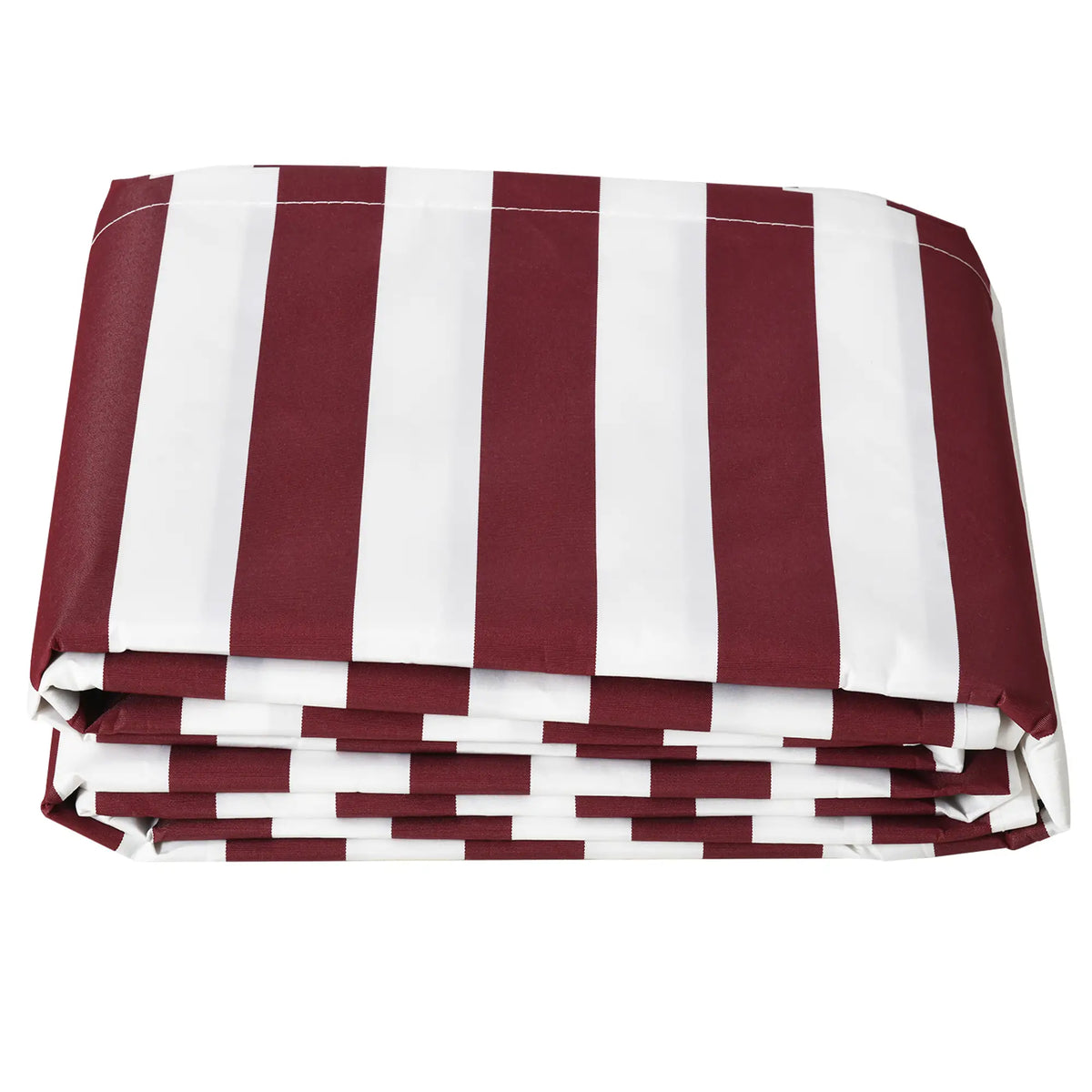 11' x 10' Retractable Awning Fabric, UV Protection, Red & White Awning Fabric Replacement at Gallery Canada