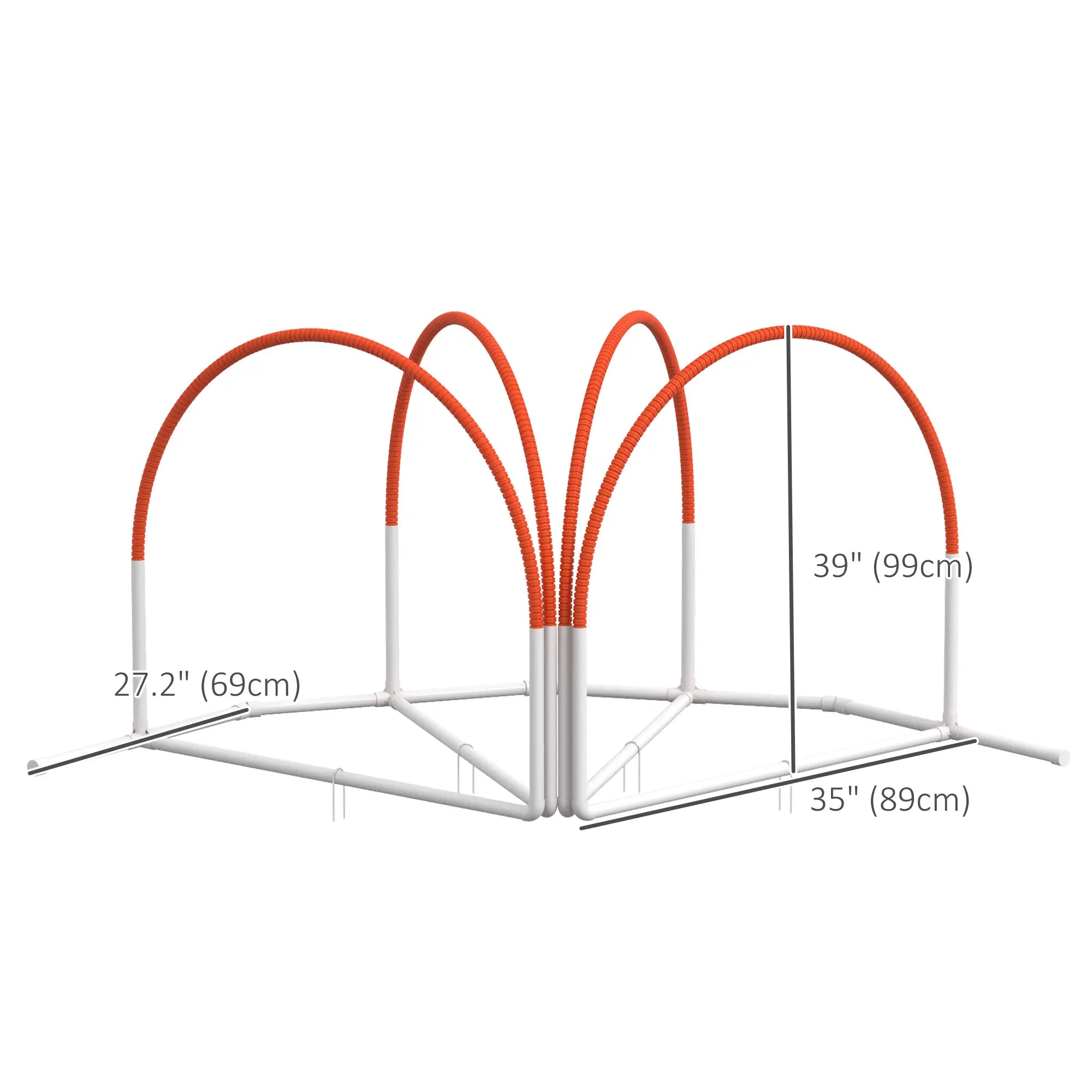 Dog Agility Kit, Obstacle Course Training Equipment, Weave Poles, Carry Bag, Orange Dog Agility Training Equipment at Gallery Canada