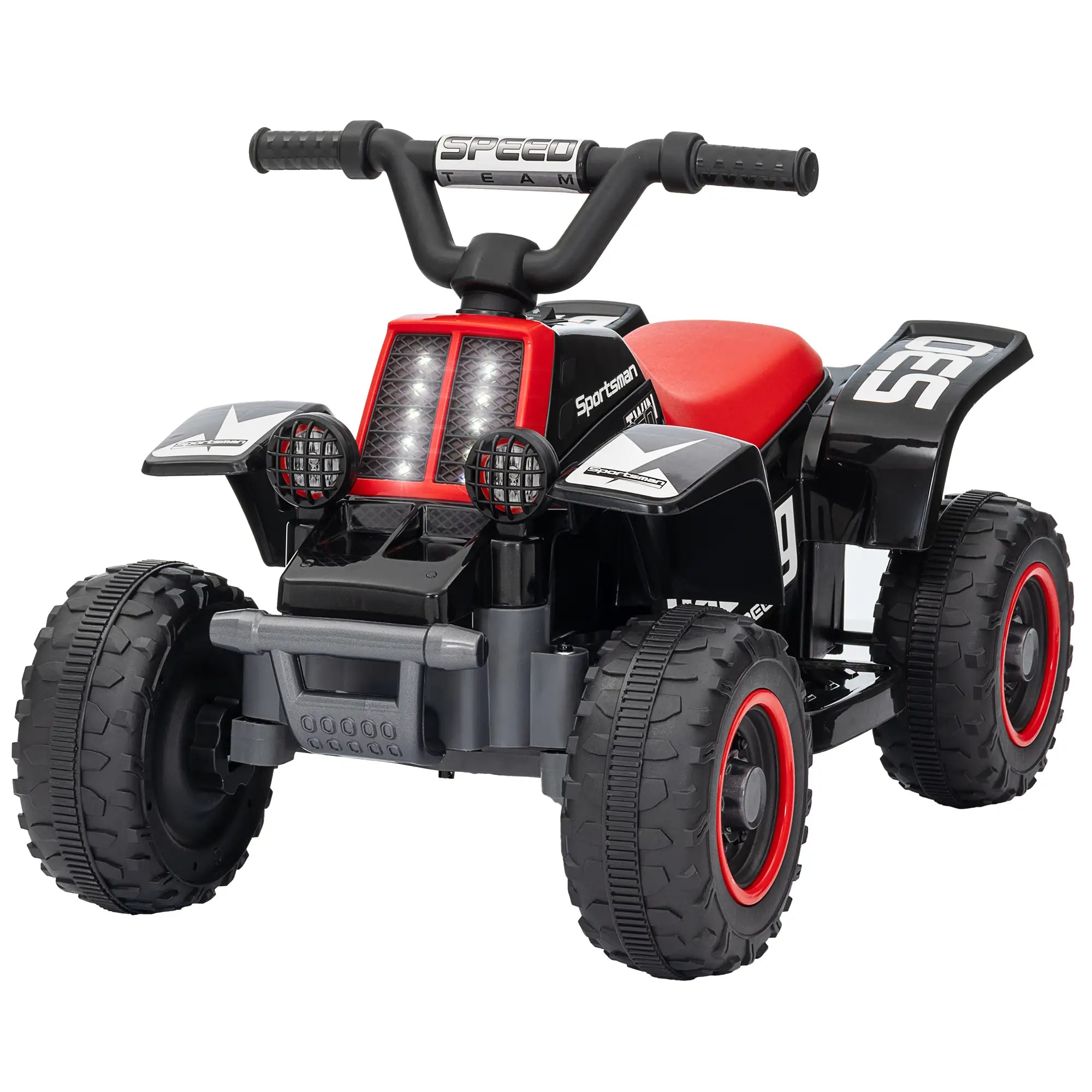 6V Kids ATV Quad, 4 Wheeler Electric Ride On Car, Black Electric Toy Cars Black at Gallery Canada