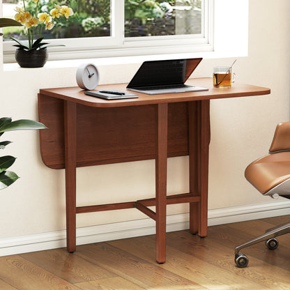 Foldable Dining Table For 2-4 People, Rubber Wood Legs, Walnut Dining Tables at Gallery Canada