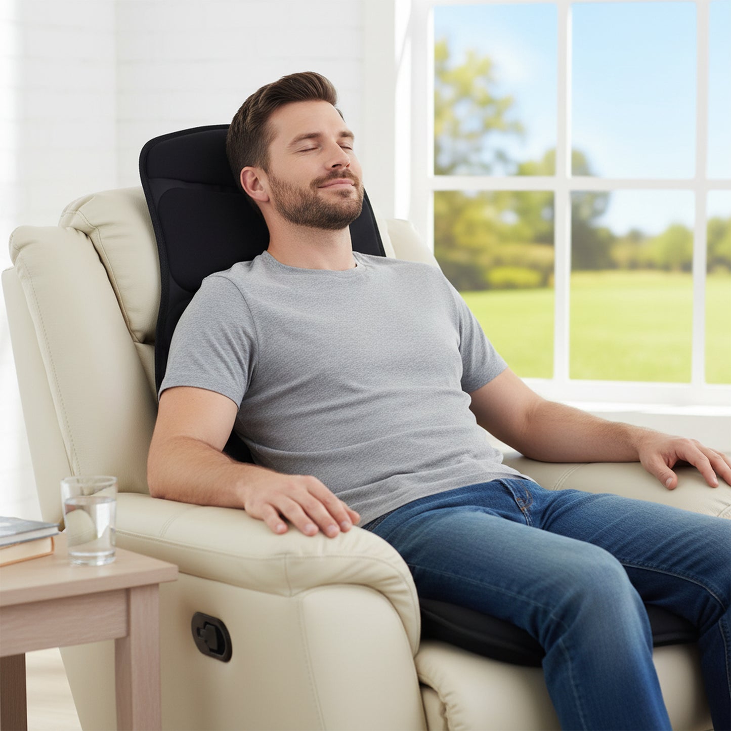 Foldable Full Body Massage Mat with 10 Vibration Motors, Black Back Massager at Gallery Canada