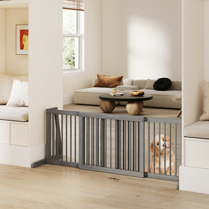 Folding 3 Panel Wood Dog Fence Pet Gate at Gallery Canada