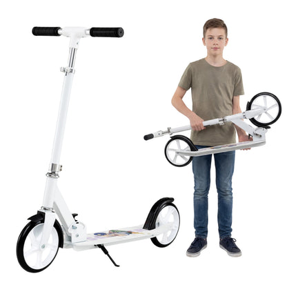 Folding Aluminum Scooter, 3 Adjustable Heights, White Scooters at Gallery Canada