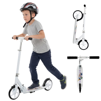 Folding Aluminum Scooter, 3 Adjustable Heights, White Scooters at Gallery Canada