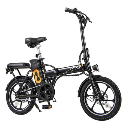 Folding Electric Bicycle, 500W Brushless Motor, Dual Disk Brakes Exercise Machines at Gallery Canada