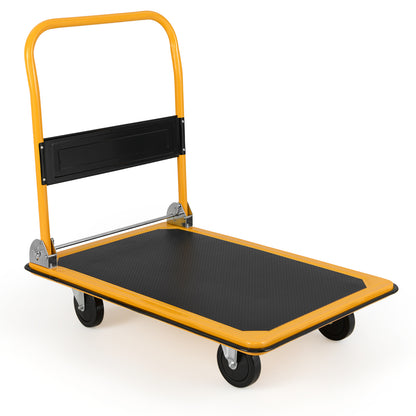 Folding Platform Cart Dolly Hand Truck, Black Garden Tools at Gallery Canada