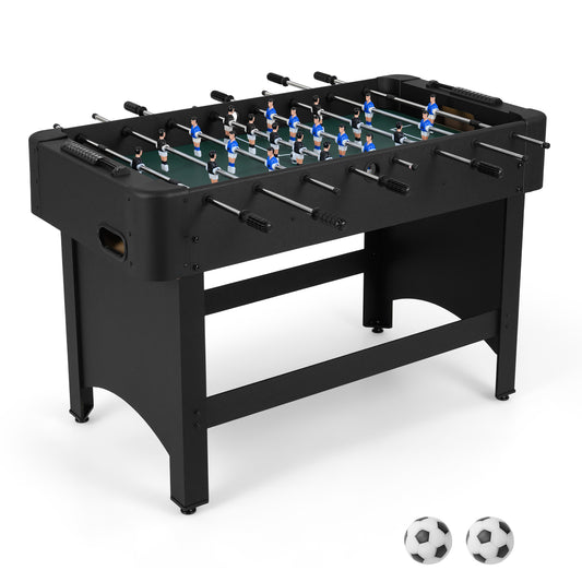 Foosball Table Competition Full Size Soccer Game Table with 22 Players, Black Game Room Black at Gallery Canada